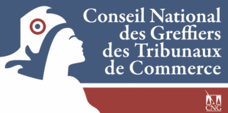 Image d'un logo d'une enseigne (Conseil National des Greffiers des Tribunaux de commerce).