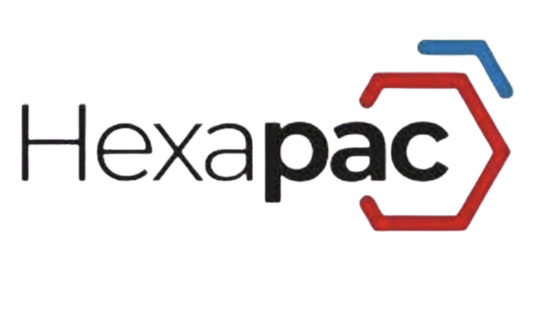 Image d'un logo d'une enseigne (Hexapac).